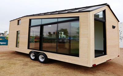 Luxury Garden Ready Made Mobile Tiny Trailer House